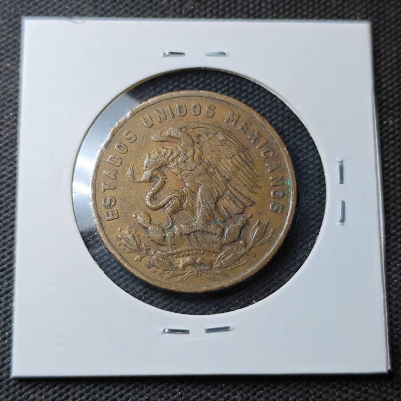 KK钱币收藏小铺  第371场  2月预留时间 周末发货  1967墨西哥20分