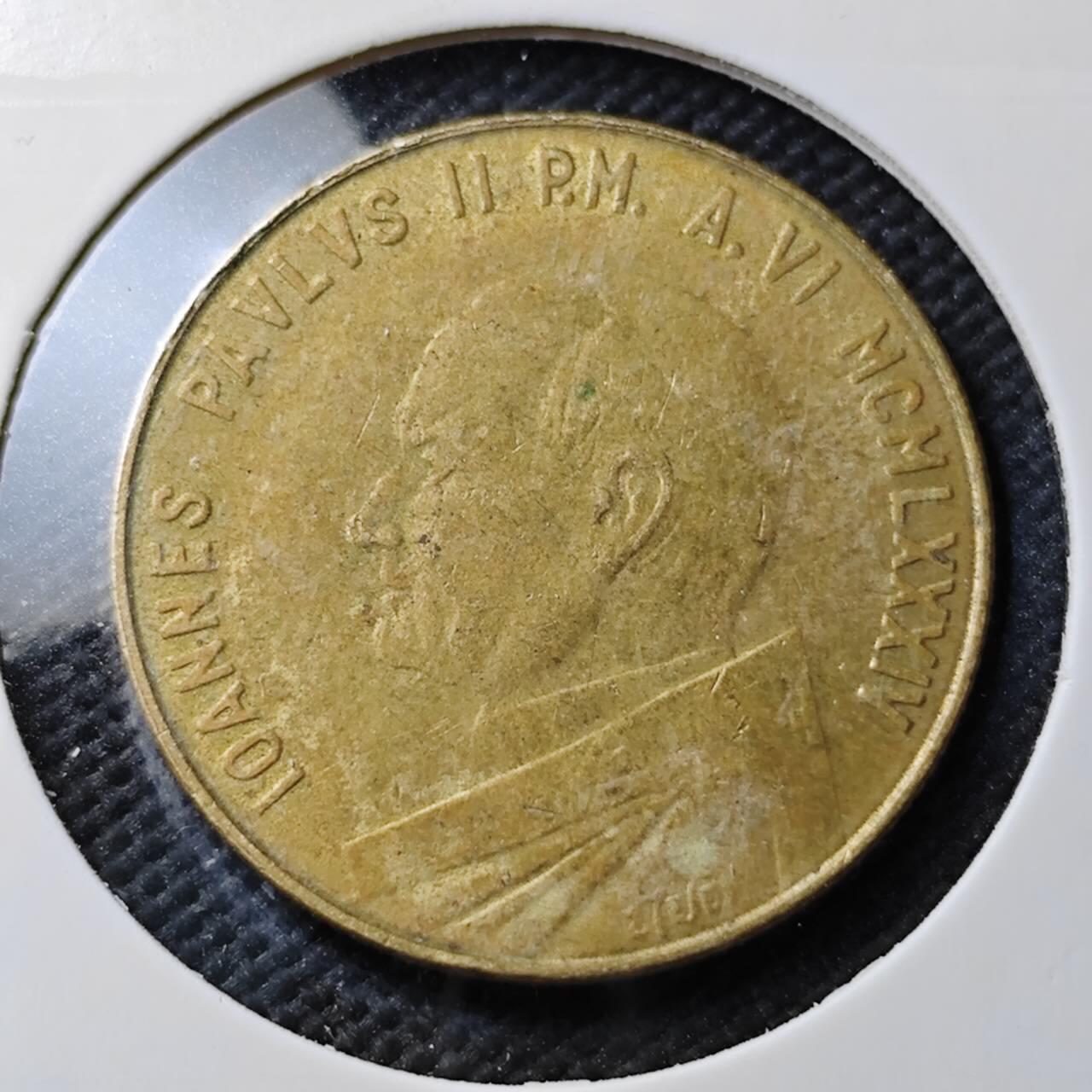 KK钱币收藏小铺  第371场  2月预留时间 周末发货  梵蒂冈200里拉