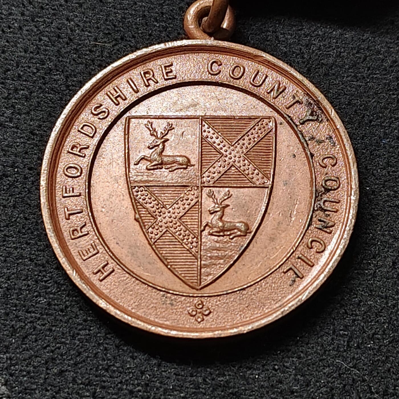 【全场包邮】纯粹捡漏拍478场（免费代拍第15场） 【勋章】英国赫特福德郡议会黛西·刘易斯三年全勤纪念铜章
