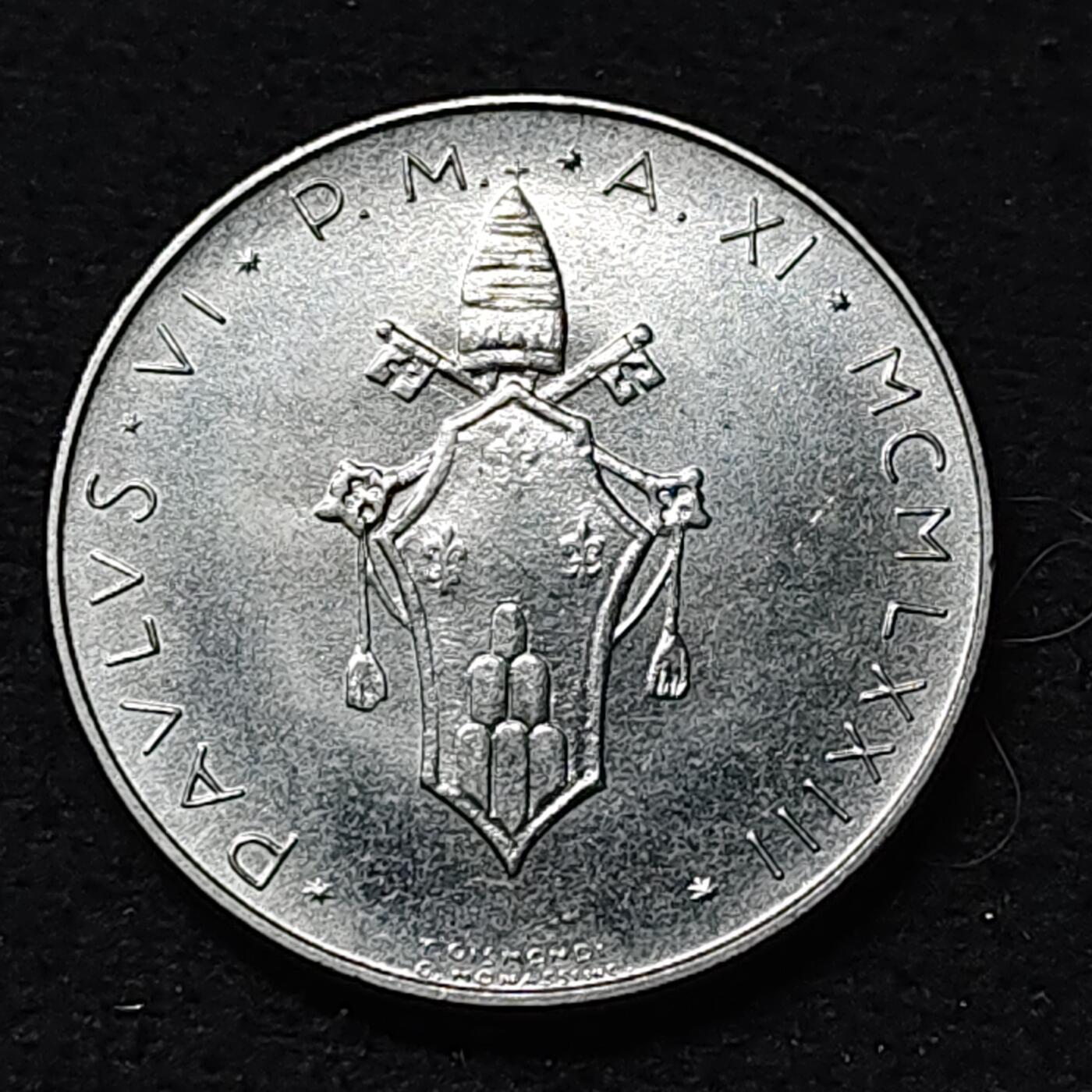 【全场包邮】纯粹捡漏拍478场（免费代拍第15场） 梵蒂冈1973年100里拉