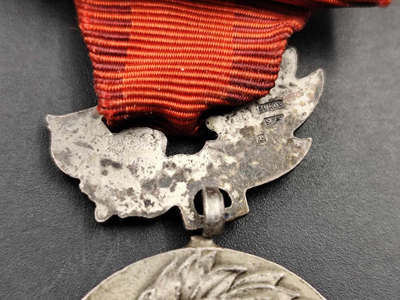 11月13日奖章钱币专场（今晚继续更新） 捷克斯洛伐克 祖国解放银质奖章925银质