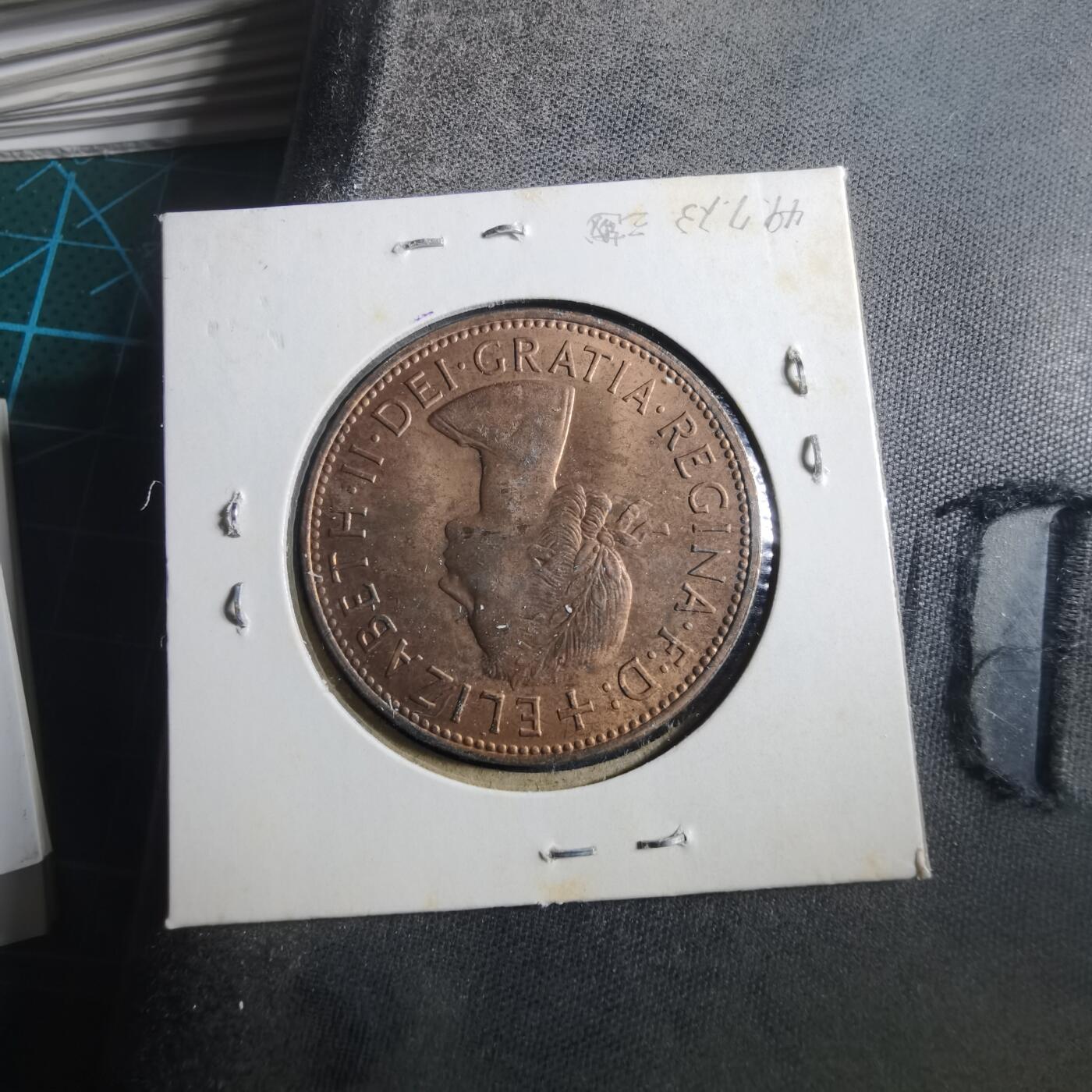 沼泽如烟--第906场 英国1967年1便士