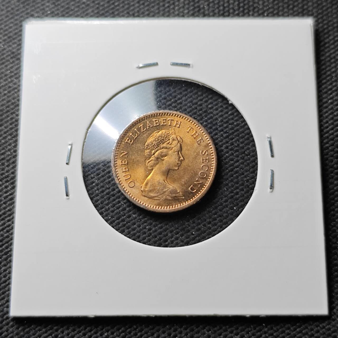 KK钱币收藏小铺  第371场  2月预留时间 周末发货  1975图瓦卢1分铜币 好品