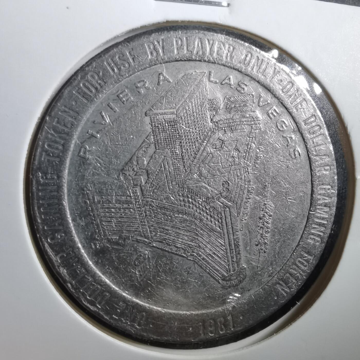 沼泽如烟--第906场 拉斯维斯加1981年一元代币