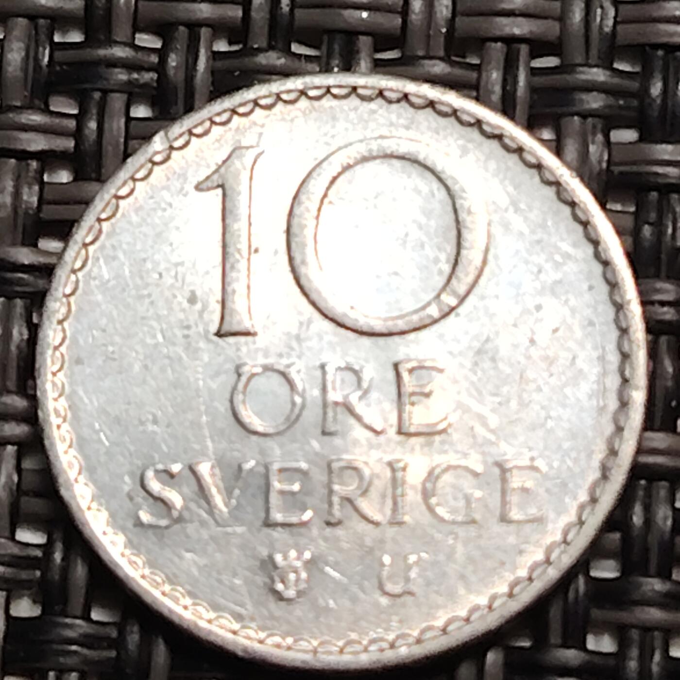 布加迪🐬～世界钱币(上海)🌾第 259 期 /  各国套币和散币 瑞典🇸🇪 1969年 10奥尔