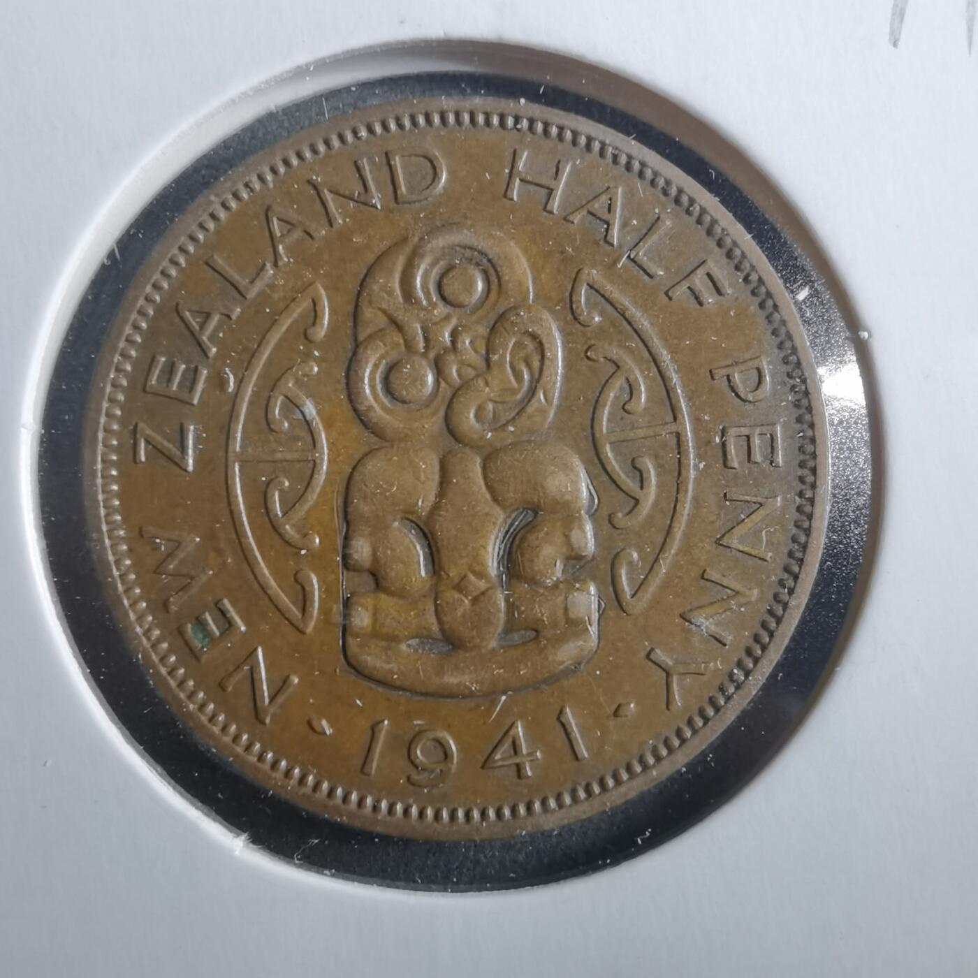 沼泽如烟--第906场 新西兰1941年半便士