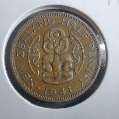 沼泽如烟--第906场 - 新西兰1941年半便士