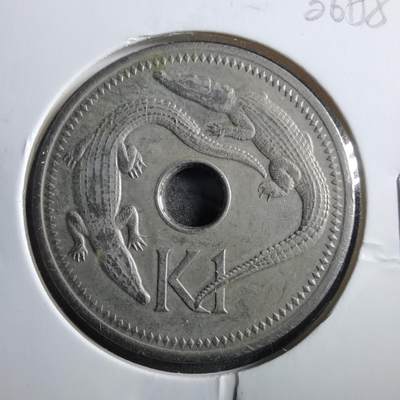 沼泽如烟--第906场 - 巴布亚新几内亚1975年1基纳