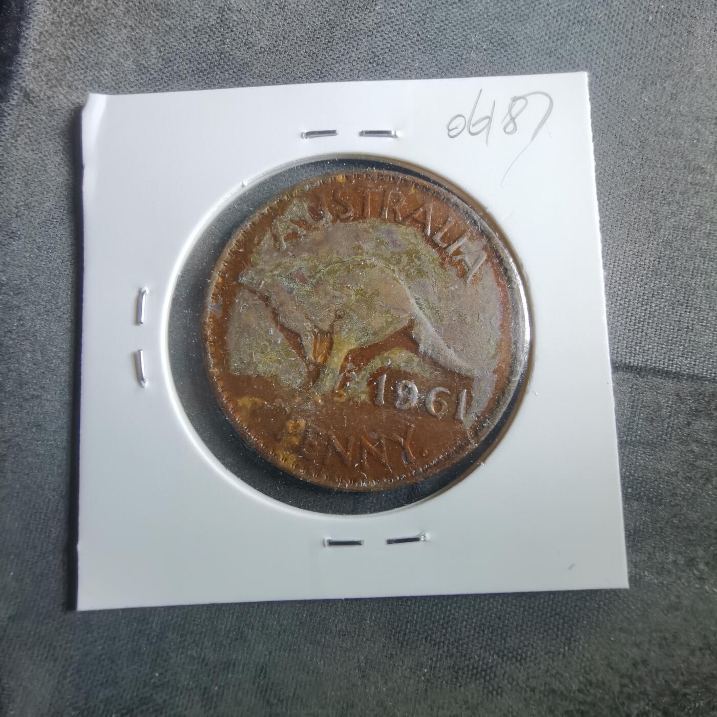 沼泽如烟--第906场 澳大利亚1961年1便士