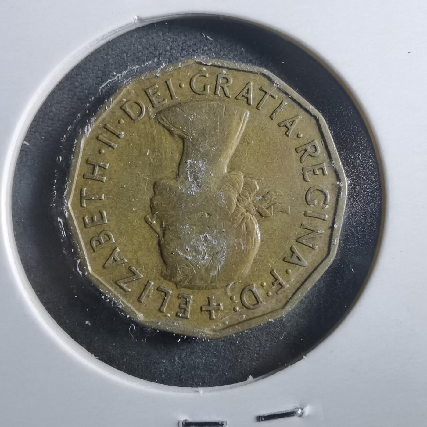 沼泽如烟--第906场 英国1955年3便士