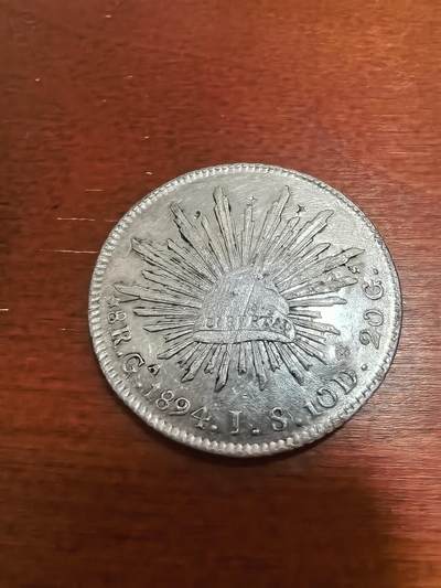 长老汇蛇年精选第七十三场拍卖 - 1894墨西哥8R鹰洋，瓜达拉哈拉造币厂，有戳