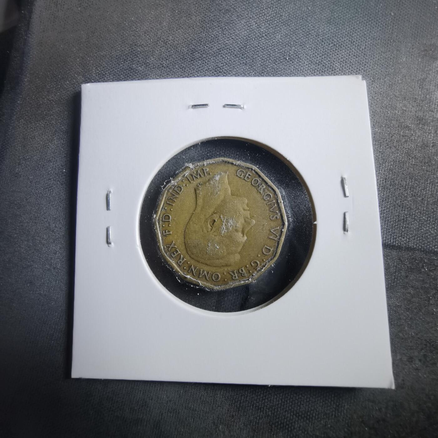 沼泽如烟--第906场 英国1937年3便士