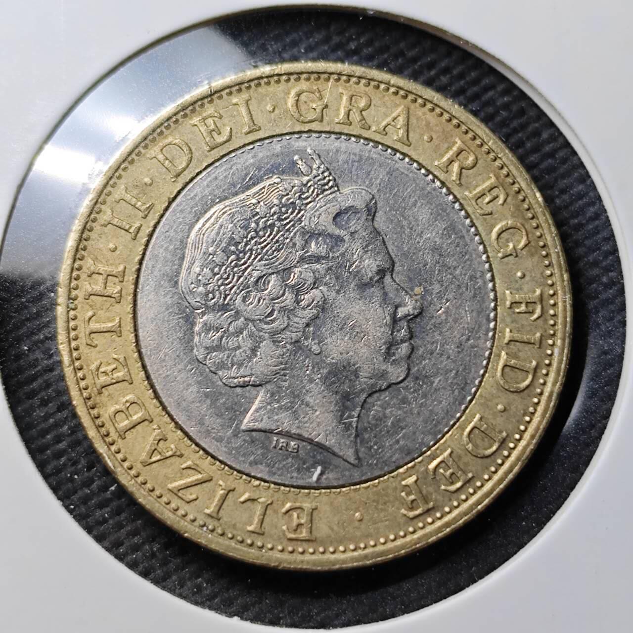 KK钱币收藏小铺  第371场  2月预留时间 周末发货  英国2镑