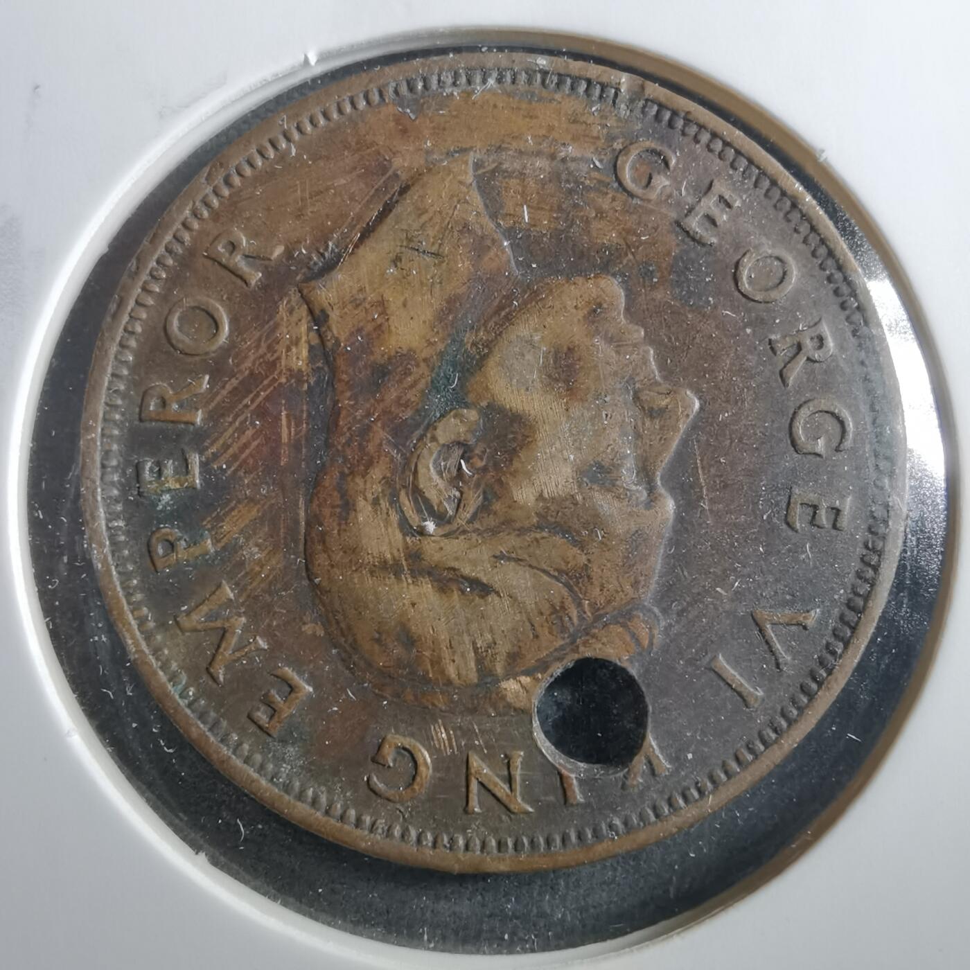 沼泽如烟--第906场 新西兰1945年1便士