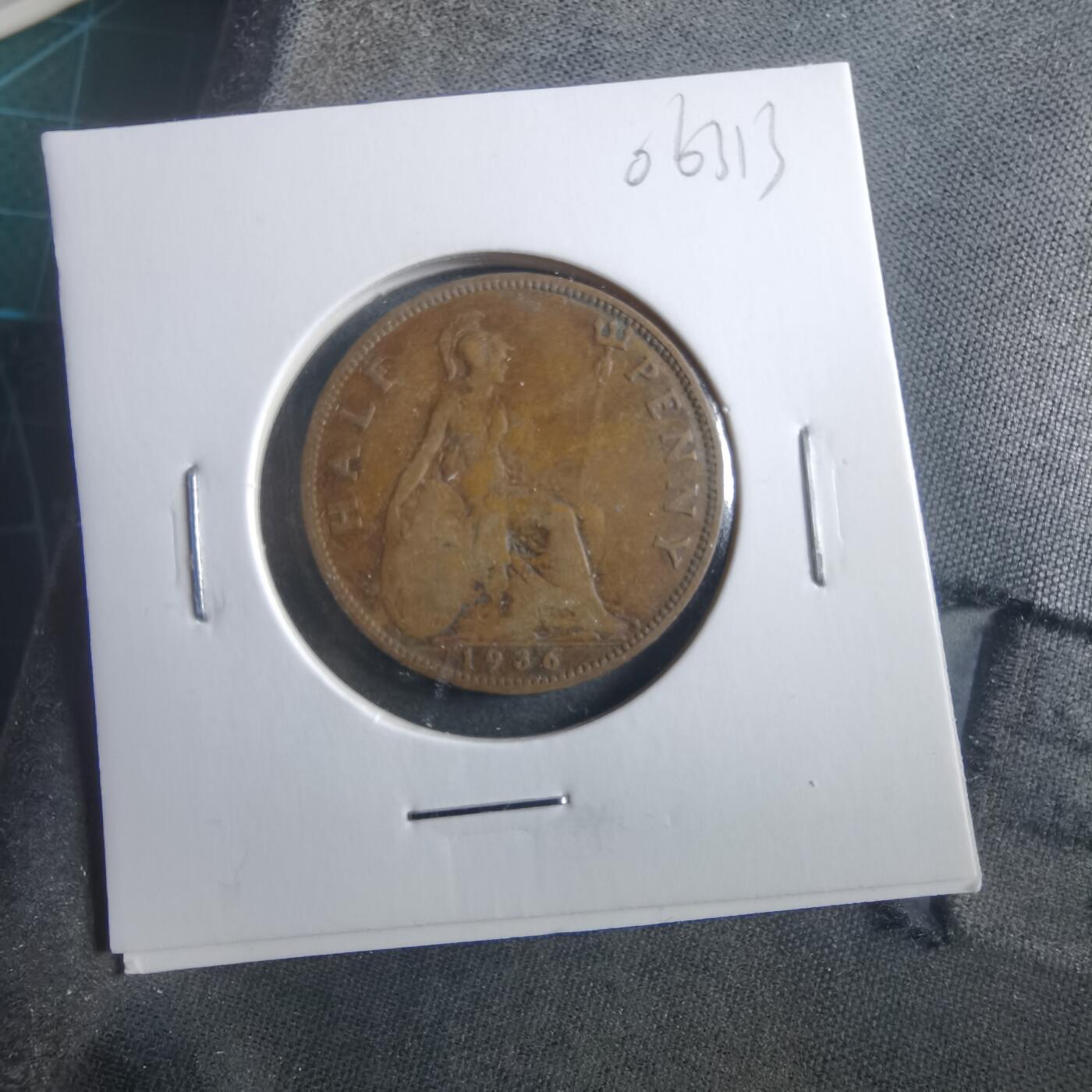 沼泽如烟--第906场 英国1936年半便士