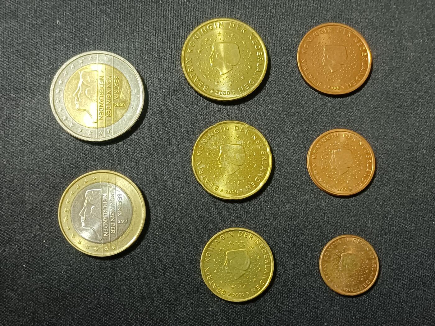 【游宝拍卖】乙巳蛇年90期 全场包邮 第三季收官场 荷兰🇳🇱欧元 1999-2001年