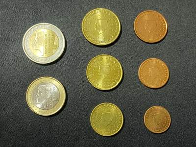 【游宝拍卖】乙巳蛇年90期 全场包邮 第三季收官场 - 荷兰🇳🇱欧元 1999-2001年