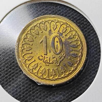 KK钱币收藏小铺  第371场  2月预留时间 周末发货 -  1960突尼斯10米利姆