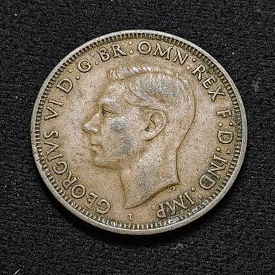 【全场包邮】纯粹捡漏拍478场（免费代拍第15场） - 澳大利亚1943年乔治六世1便士铜币