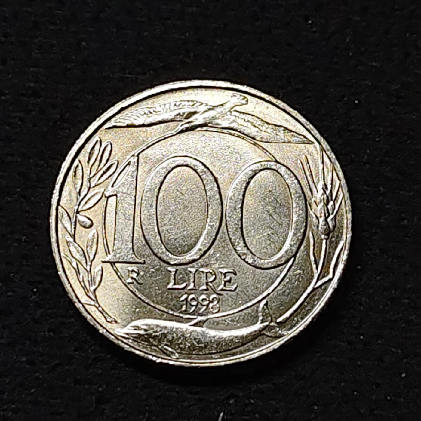 【全场包邮】纯粹捡漏拍478场（免费代拍第15场） 意大利1998年100里拉