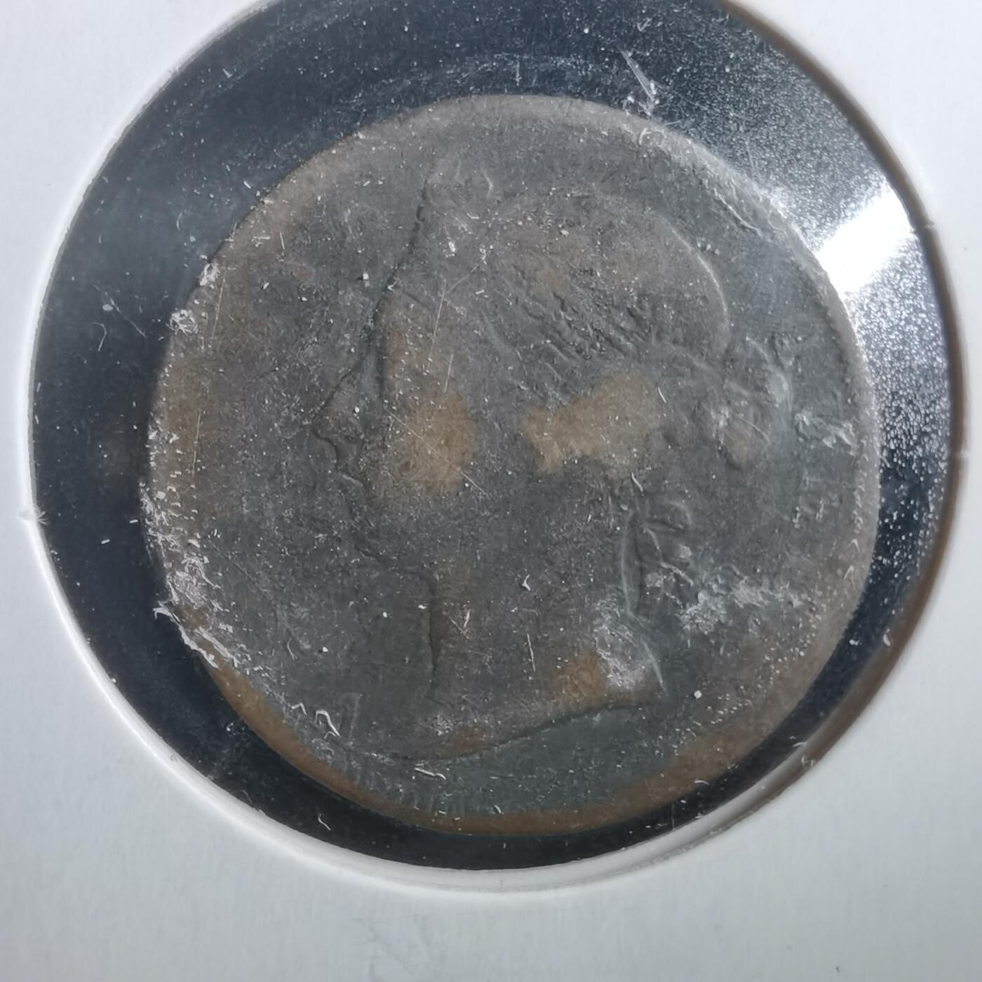 沼泽如烟--第906场 维多利亚1884年半分铜币