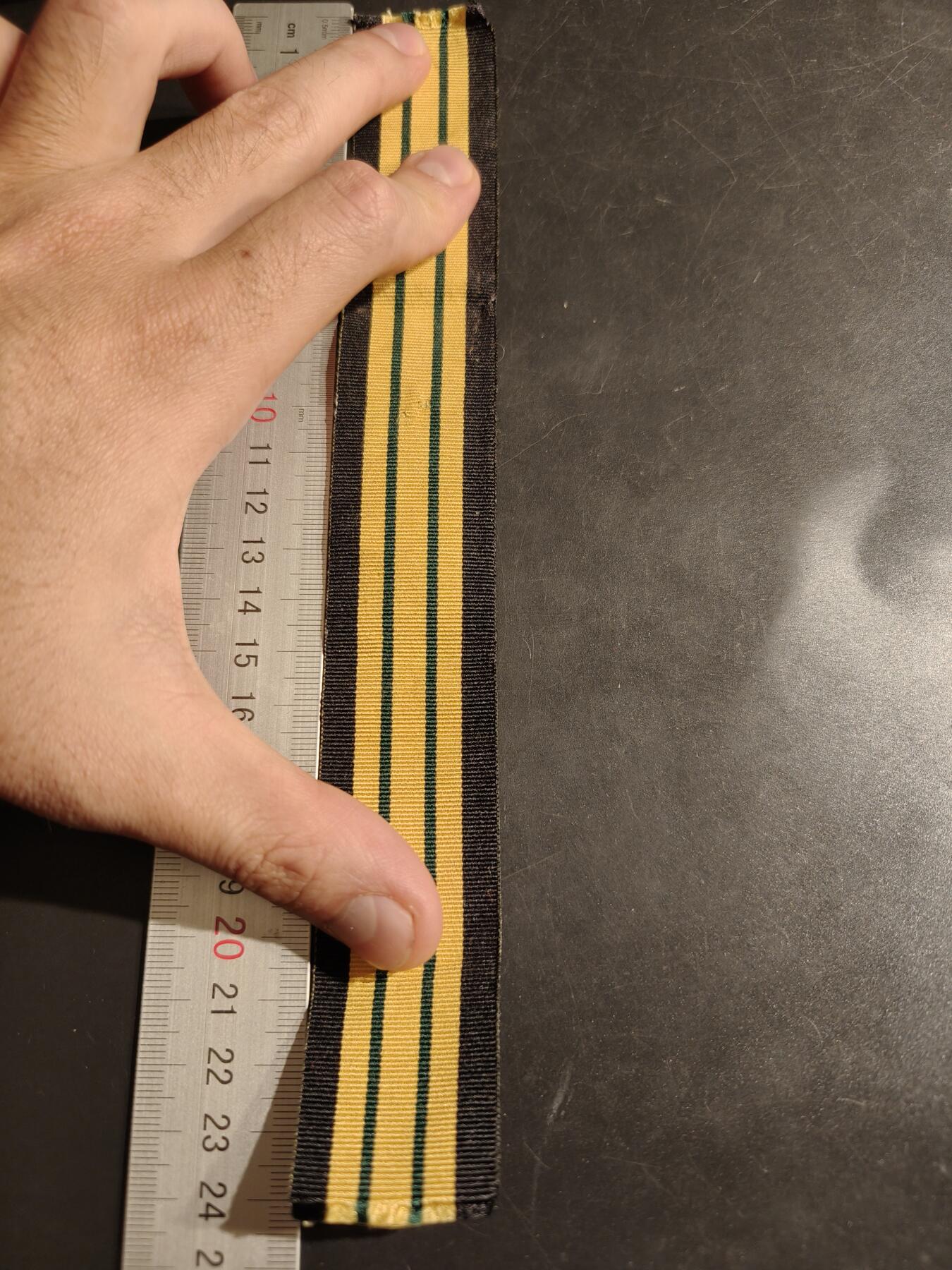 老王徽章第163期 13-15日三场连拍 16日统一发货  13、14日结束后可寄存 英国非洲服役绶带   24cm