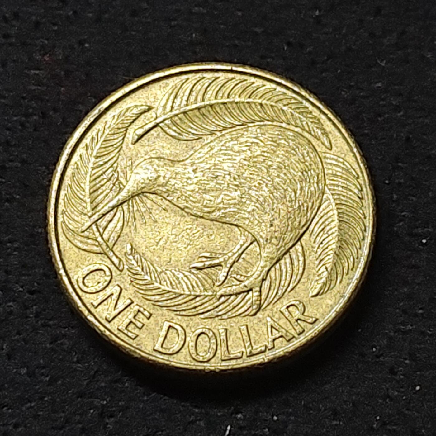 【全场包邮】纯粹捡漏拍478场（免费代拍第15场） 新西兰1990年1元几维鸟