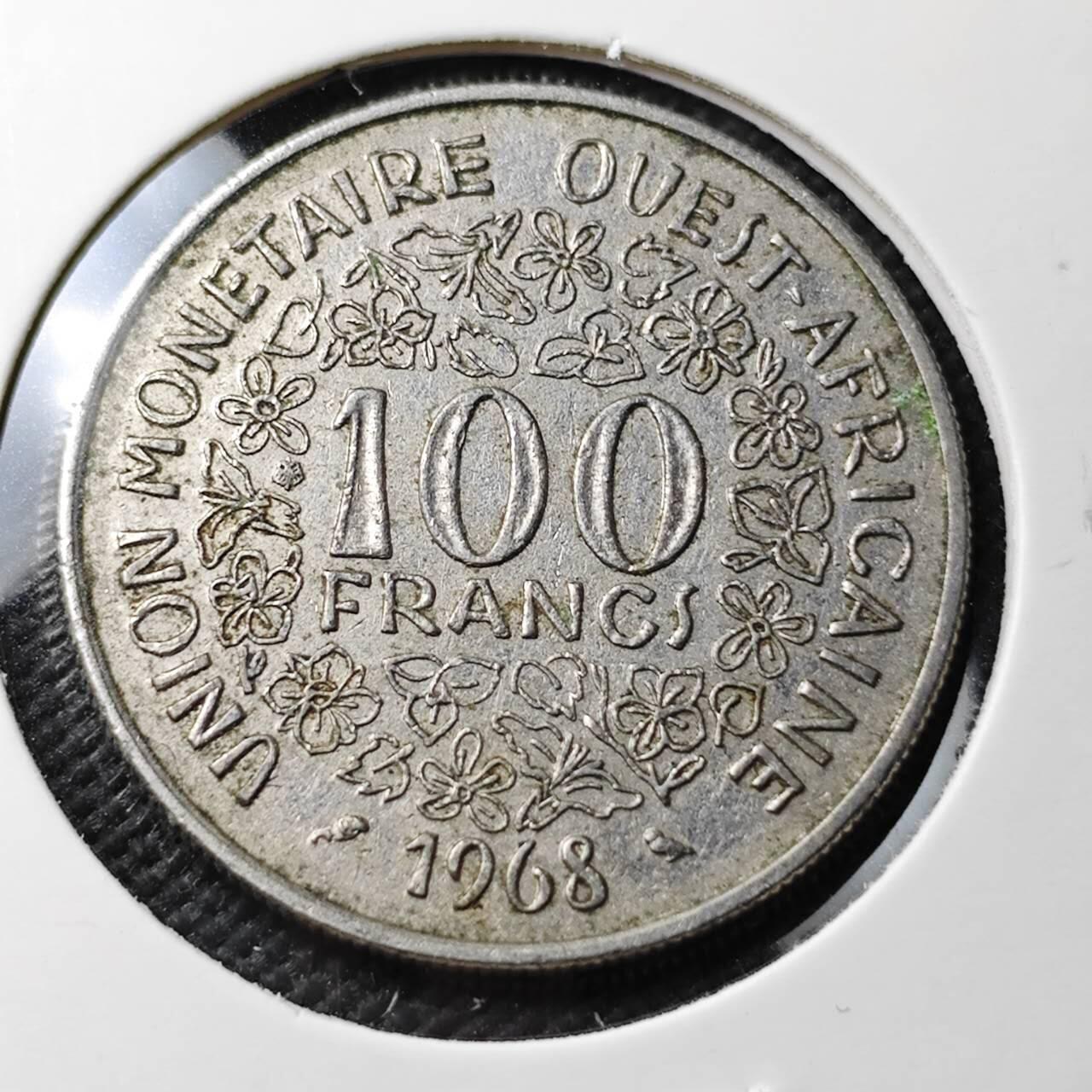 KK钱币收藏小铺  第371场  2月预留时间 周末发货  西非100法郎