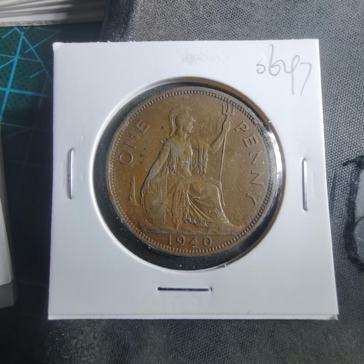 沼泽如烟--第906场 英国1940年1便士