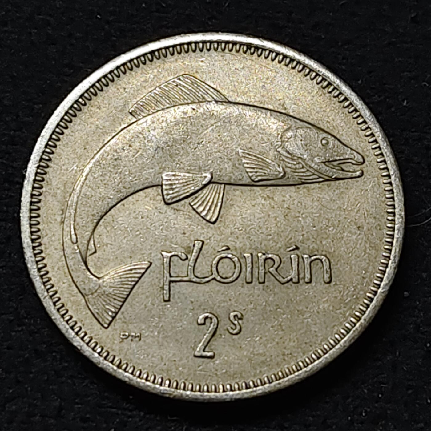 【全场包邮】纯粹捡漏拍478场（免费代拍第15场） 爱尔兰1959年2先令-鲑鱼