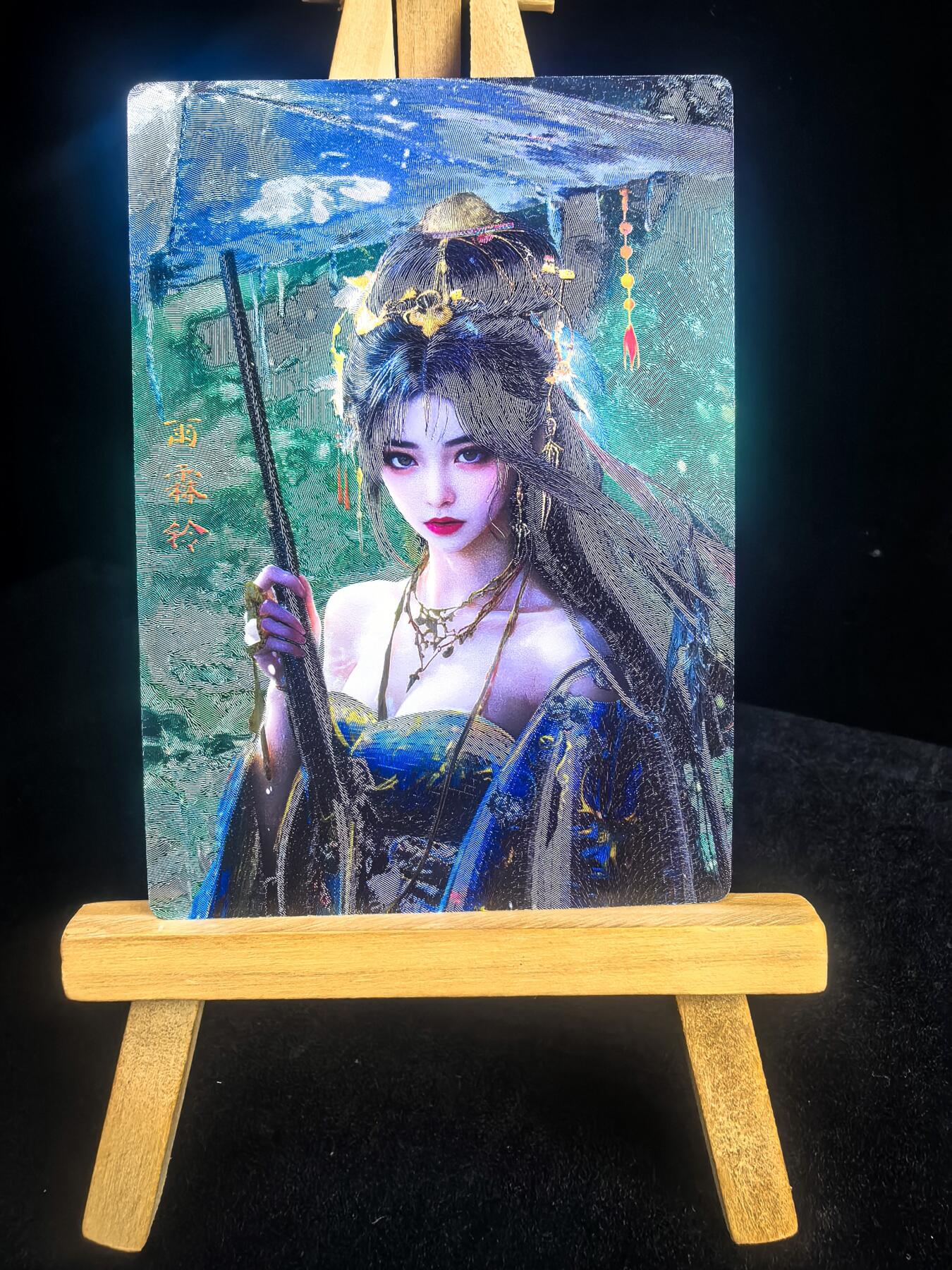 无佣金 不寄存 不收拍 链接少 我只是一个小小的卡牌收藏玩家   需要多宫大佬请私聊 部分卡牌设有底价（不想玩的那么累，即使有底价也会比市场价便宜的多，懂的自然懂） 拒绝小号抬价 大家放心拍 所有拍品部分套有卡膜 部分卡牌多宫 自制卡牌 不包厂瑕 放大镜 品控 勿拍 流拍商品会循环 感谢大家支持 留个关注 不定时上新 谢谢 奇点卡牌 雨霖铃粗闪