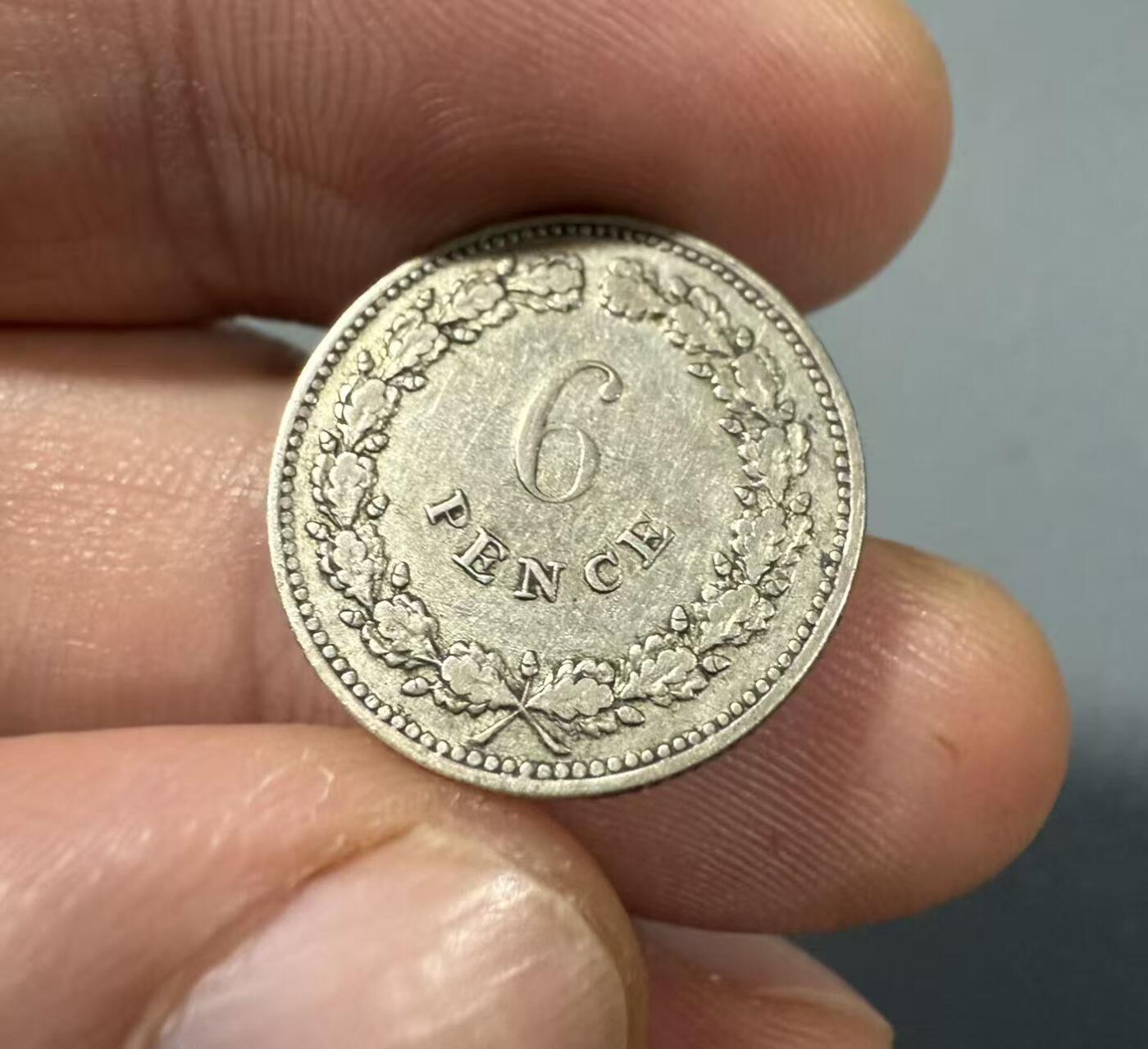 七河·世界币章小拍（总第27期） 稀少！英国.斯塔福德郡代用银币