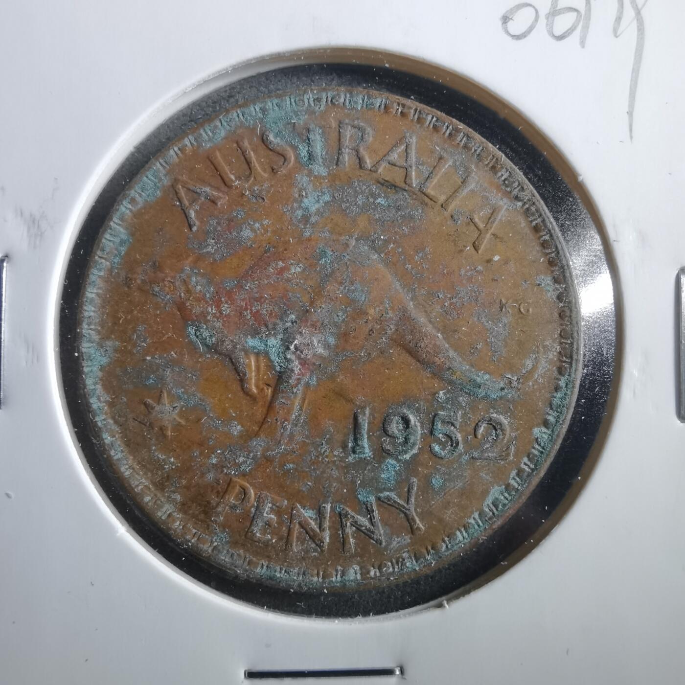 沼泽如烟--第906场 澳大利亚1952年1便士