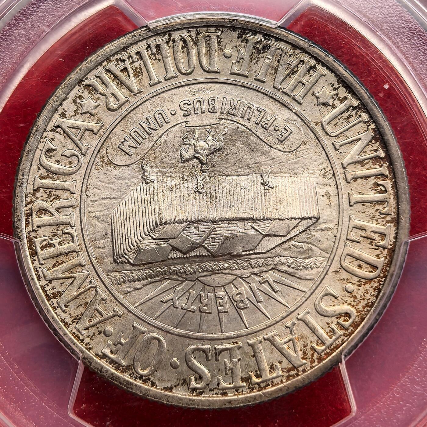 泉海漫舟·凡希社世界钱币微拍第三百十四期 1936美国约克郡三百年纪念半美元PCGS-MS67，极品收藏级！