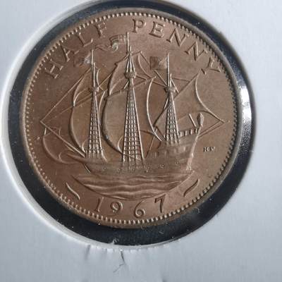 沼泽如烟--第906场 - 英国1967年半便士