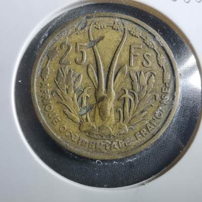 沼泽如烟--第906场 - 法属西非1956年25法郎