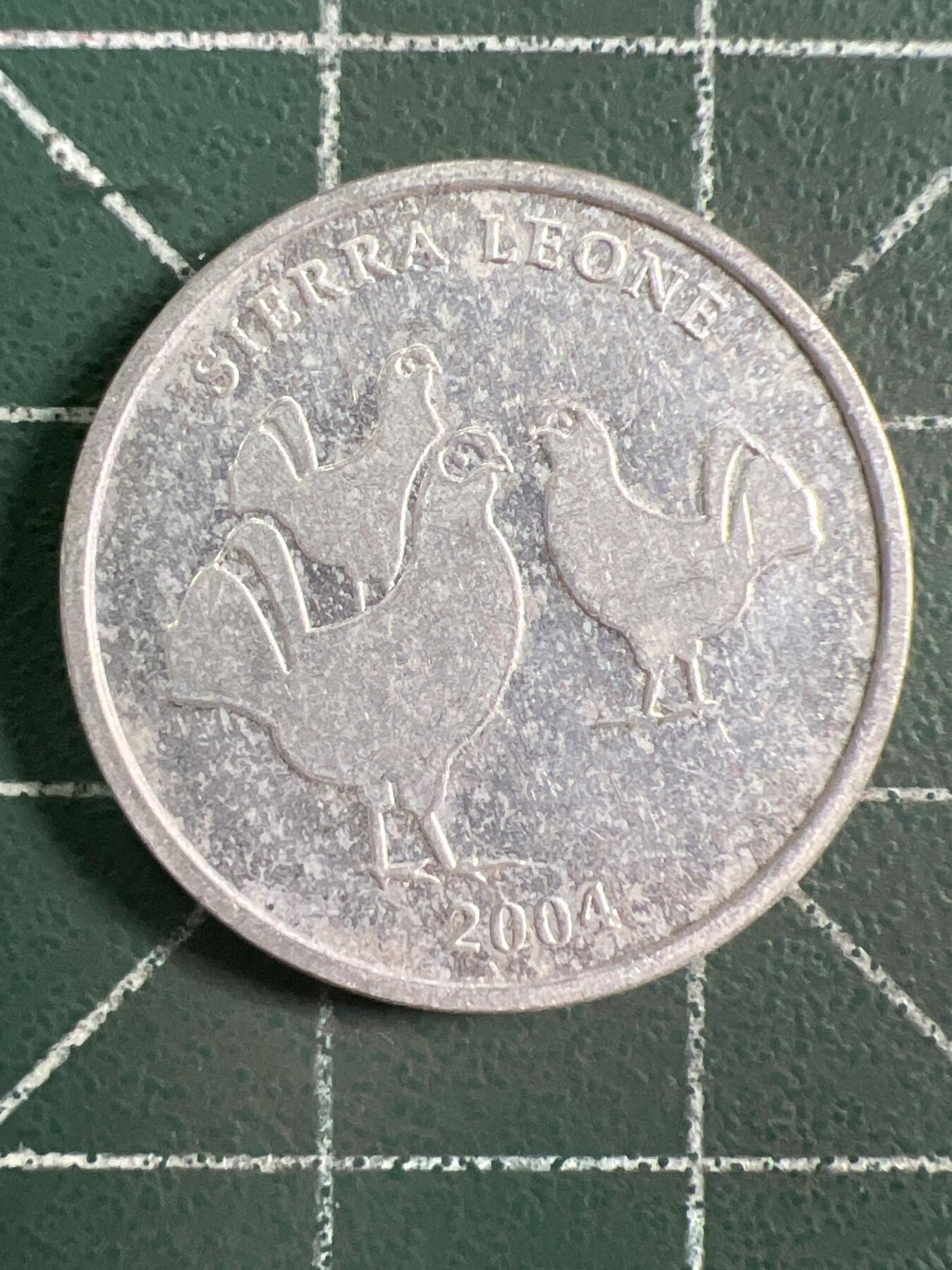 第1047 硬币专场 （无押金，捡漏，全场50包邮，偏远地区除外，接收代拍业务，本店十天发一次货） 塞拉利昂五分