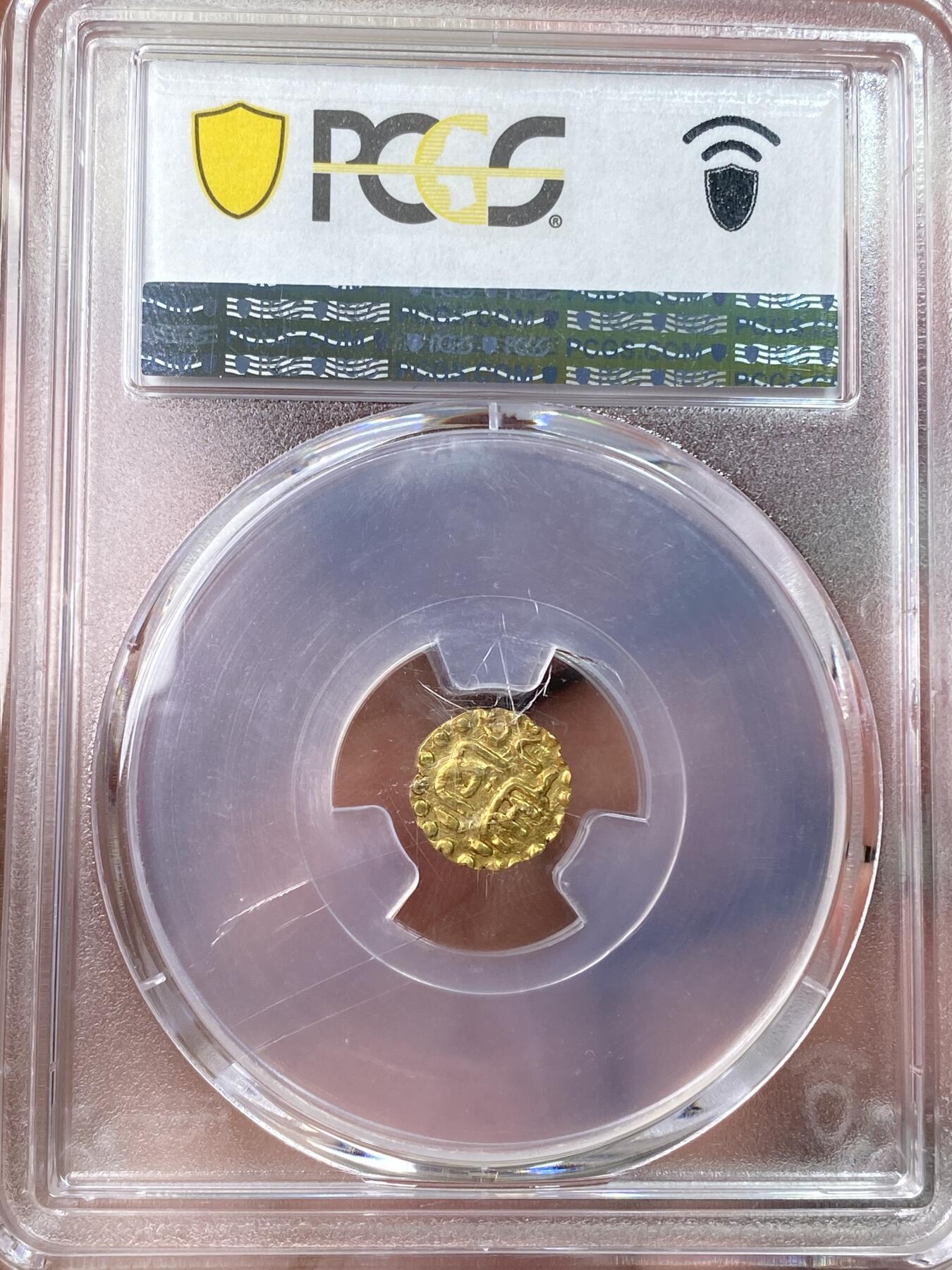 万国钱币拍卖第055期 PCGS MS62 1405-12年荷属东印度群岛苏门答腊苏丹国1库邦金币 0.61G 深打收藏级（盒有裂纹）