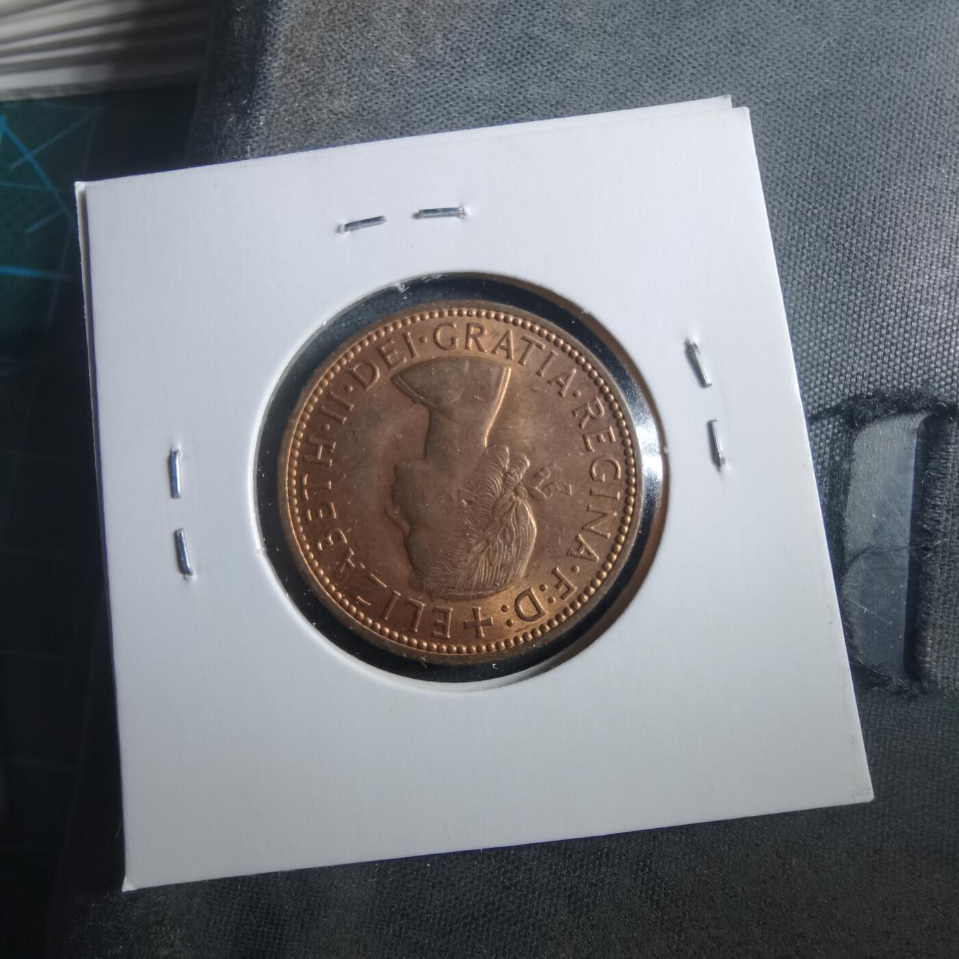 沼泽如烟--第906场 英国1967年半便士