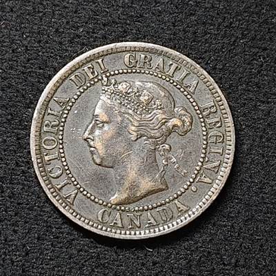 【全场包邮】纯粹捡漏拍478场（免费代拍第15场） - 加拿大1898年维多利亚女王1分铜币