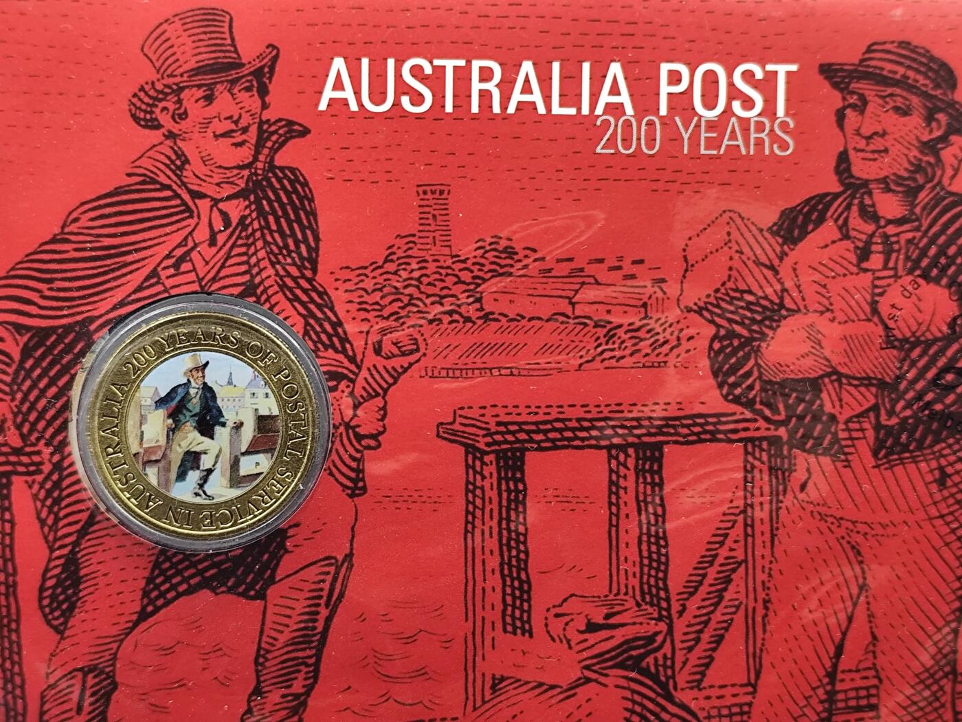 11月13日奖章钱币专场（今晚继续更新） 澳大利亚邮政百年纪念币 原卡册
