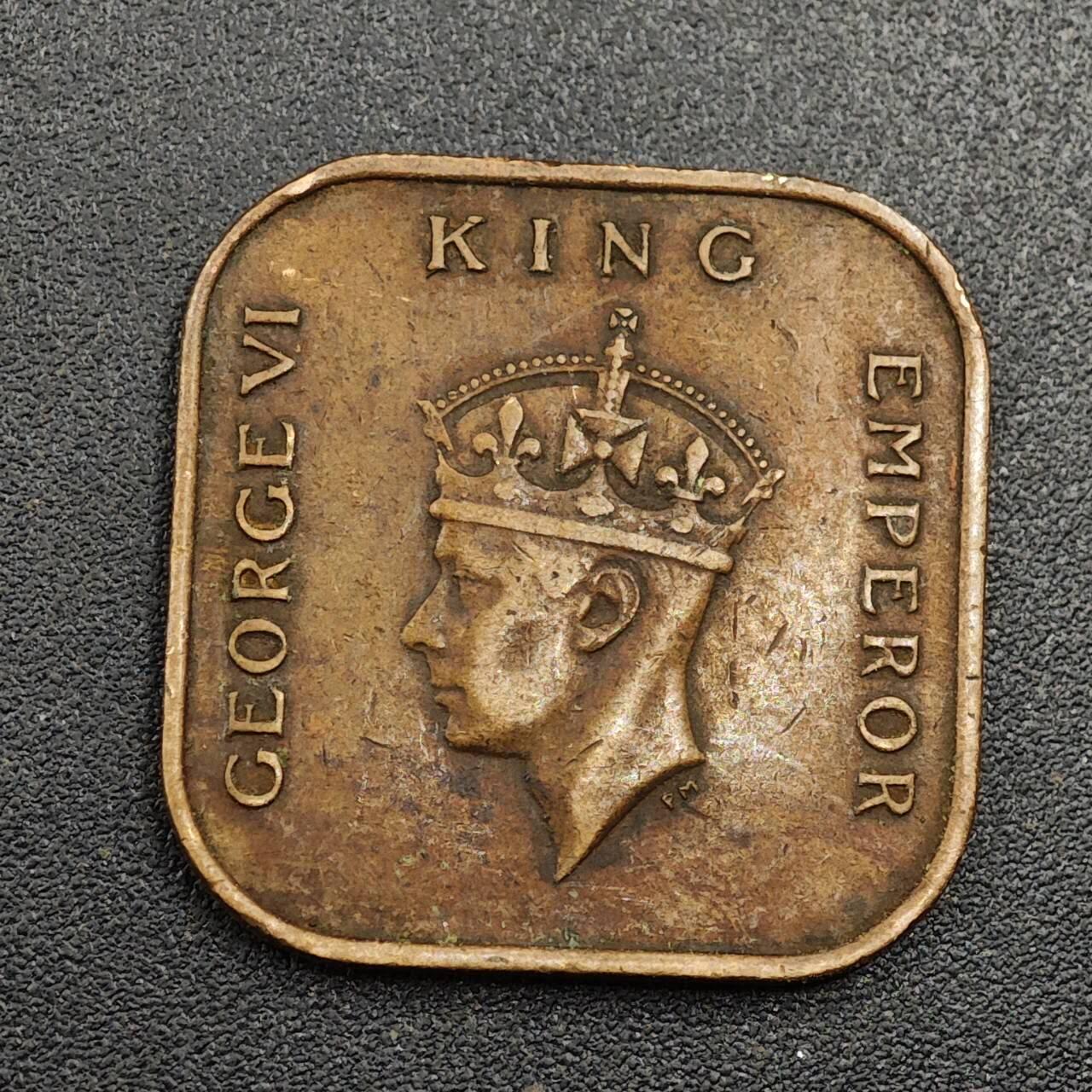 【淘币小摊】限时拍第七百九十七拍  老铜币场  满百包邮可预留两周  周一统一发货  马来亚1939年一分铜币