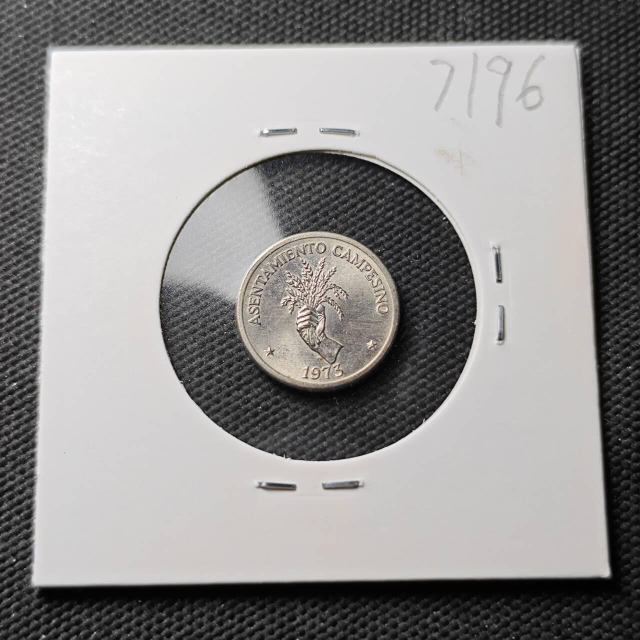 KK钱币收藏小铺  第371场  2月预留时间 周末发货  1973巴拿马握草纪念币