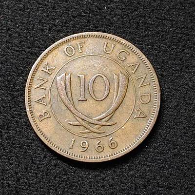 【全场包邮】纯粹捡漏拍478场（免费代拍第15场） - 乌干达1966年10分铜币