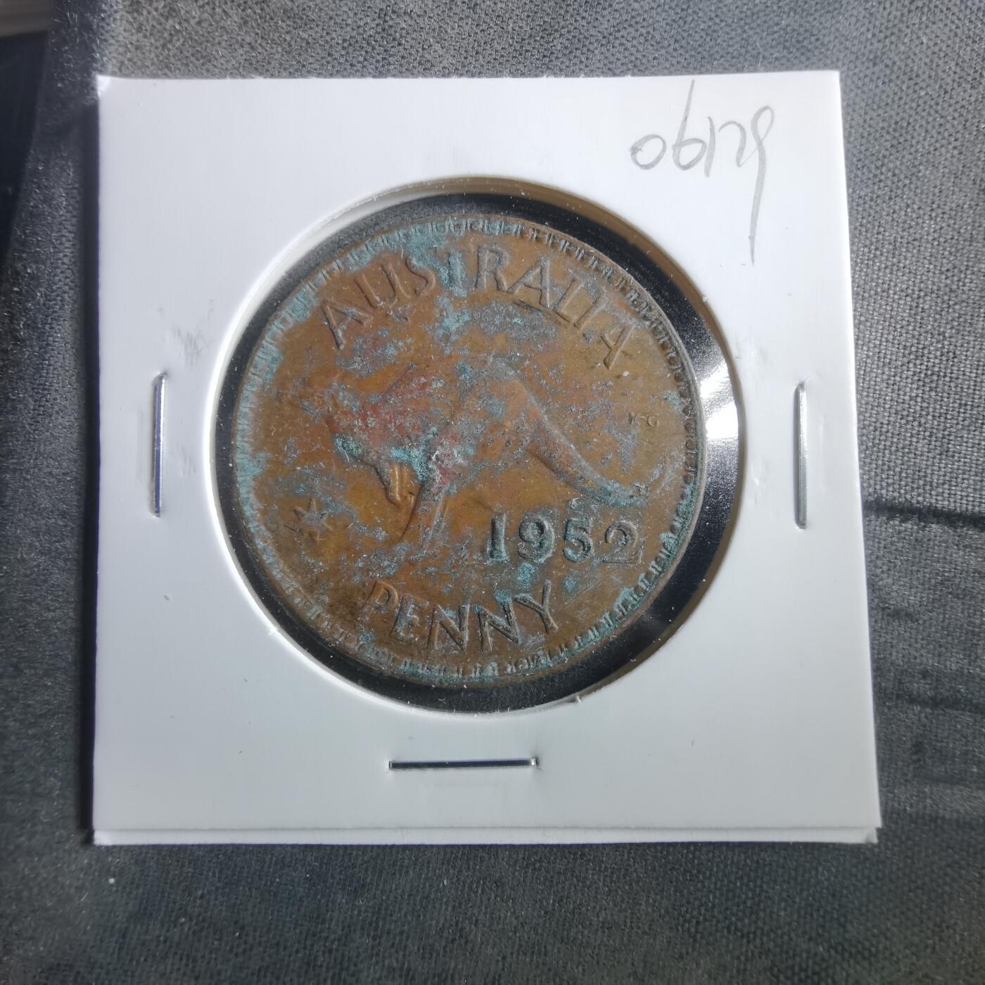 沼泽如烟--第906场 澳大利亚1952年1便士