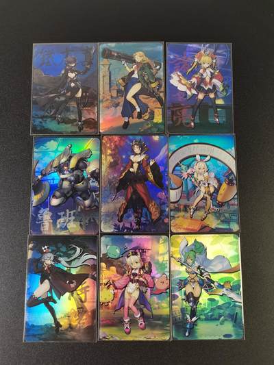 NO.15 好又多金牌大场，双11狂欢继续！每周一站式配齐，方便凑单！（周6晚8点截拍，卖家送拍0抽成！） - 玩卡秀卡牌 娘化系列 一套9张 彩闪