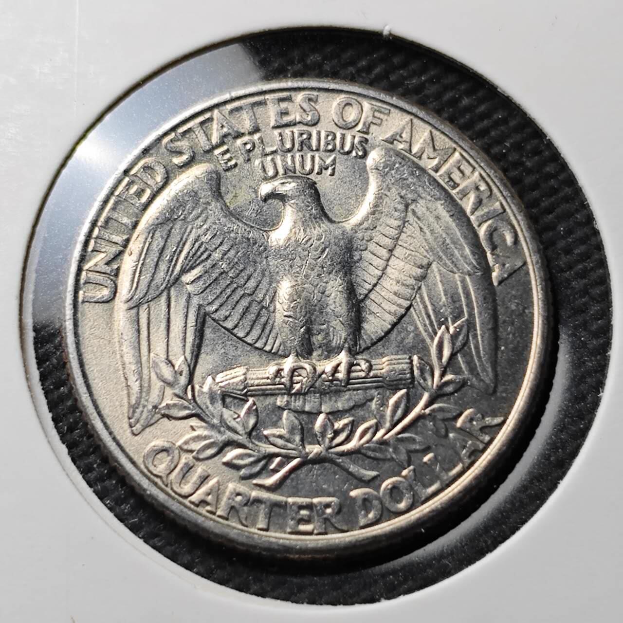 KK钱币收藏小铺  第371场  2月预留时间 周末发货  1995美国25分 好品