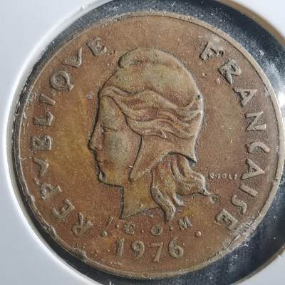 沼泽如烟--第906场 - 法属波利尼西亚1976年100法郎