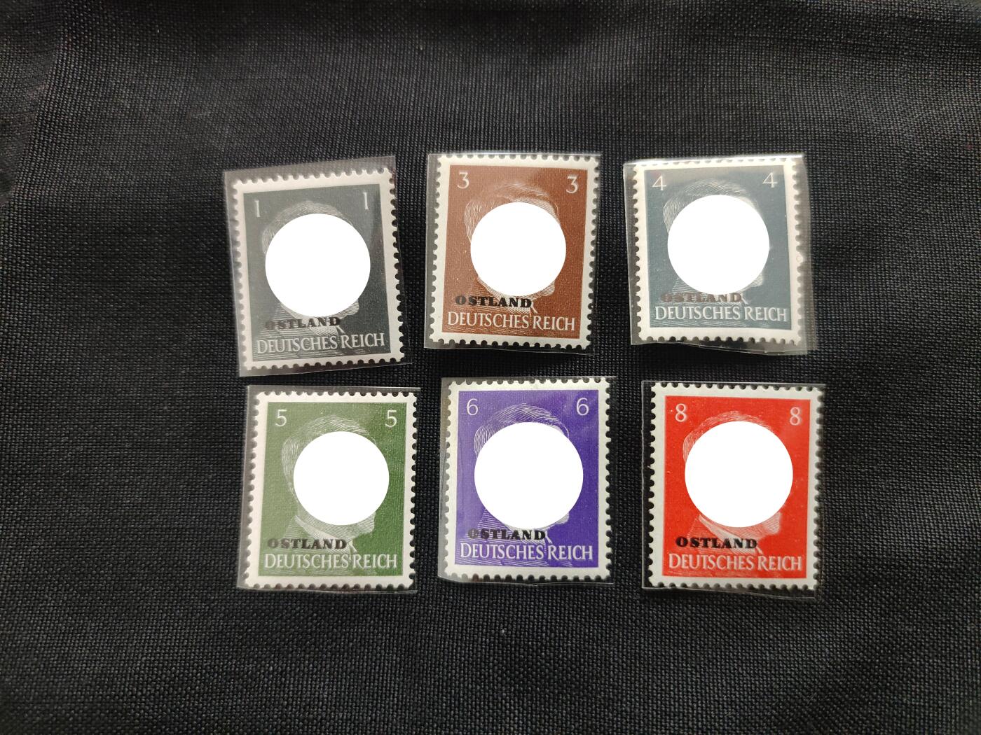 时顺第二十五拍 铭记历史，珍爱和平  德三元首头像邮票小面值一组