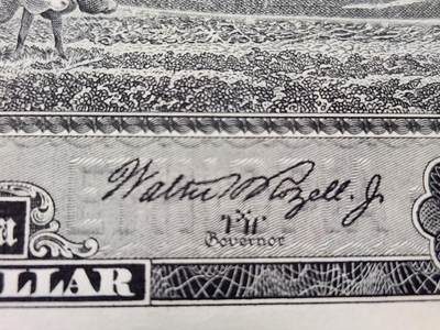 11月16号晚上8点 外国纸币自动截拍第60场 - 埃塞俄比亚1945年1元 塞拉西国王 签名2 新品